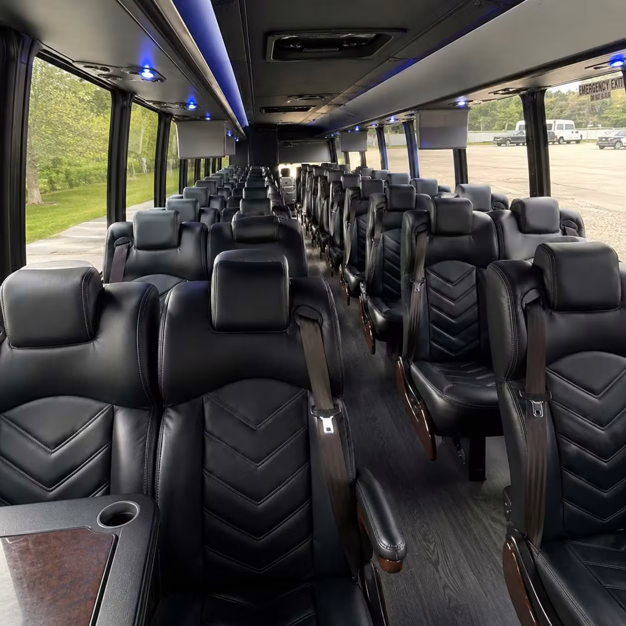 25 passenger minibus interior