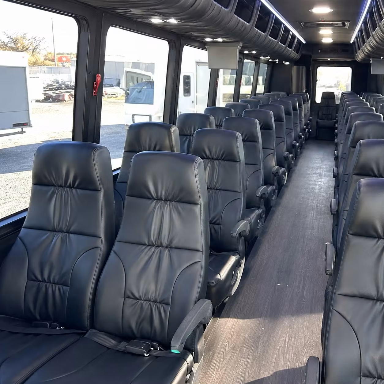 28 passenger minibus inside
