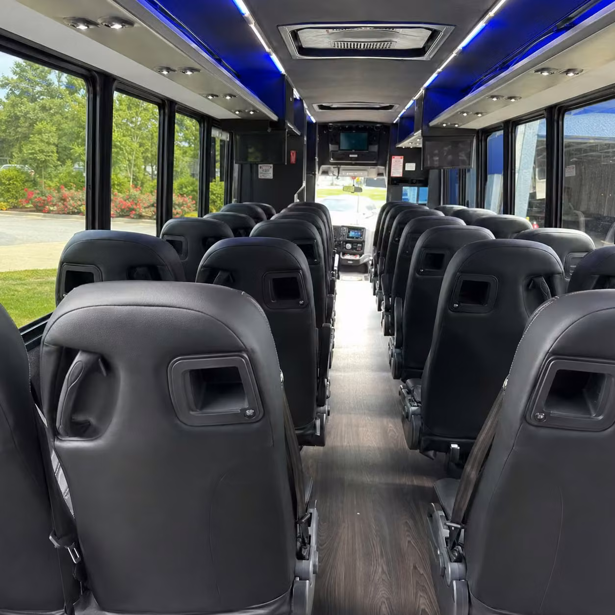 35 passenger minibus interior