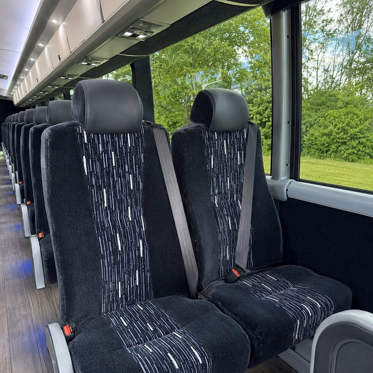 charter bus transportation for government conferences and training events