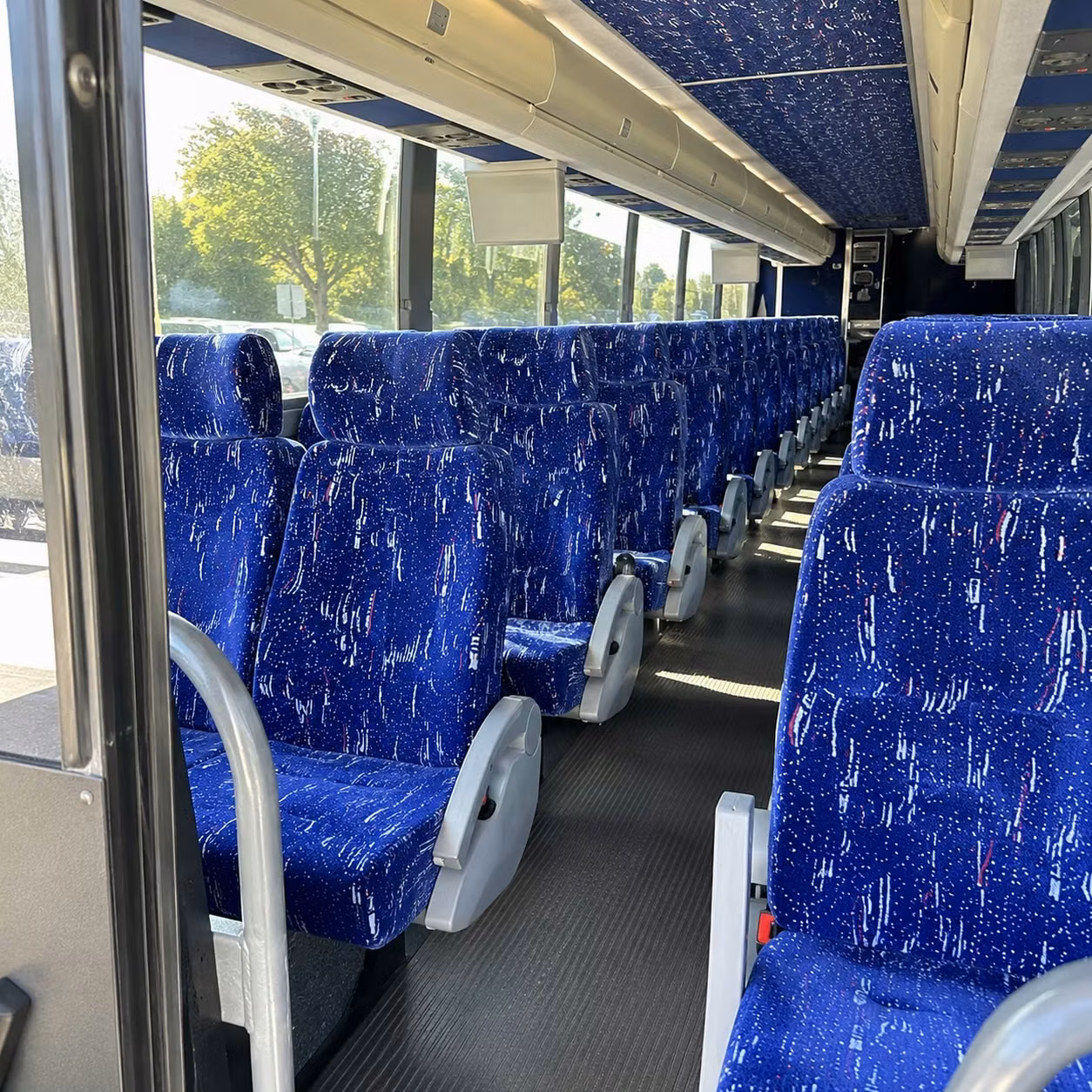 provo charter bus rental interior