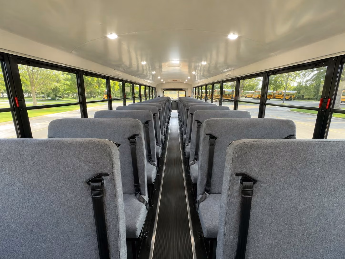school bus interior