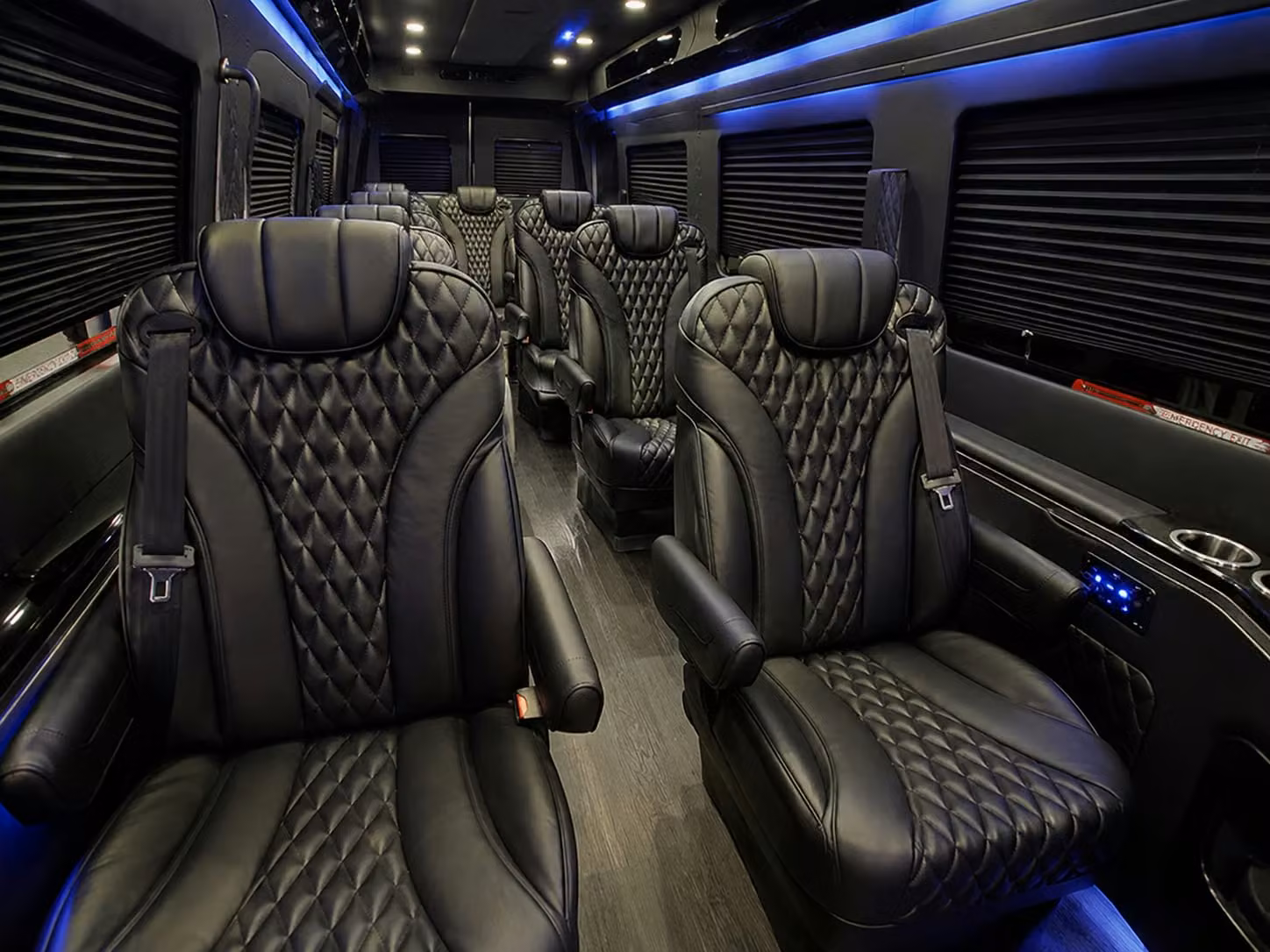 sprinter van with driver inside