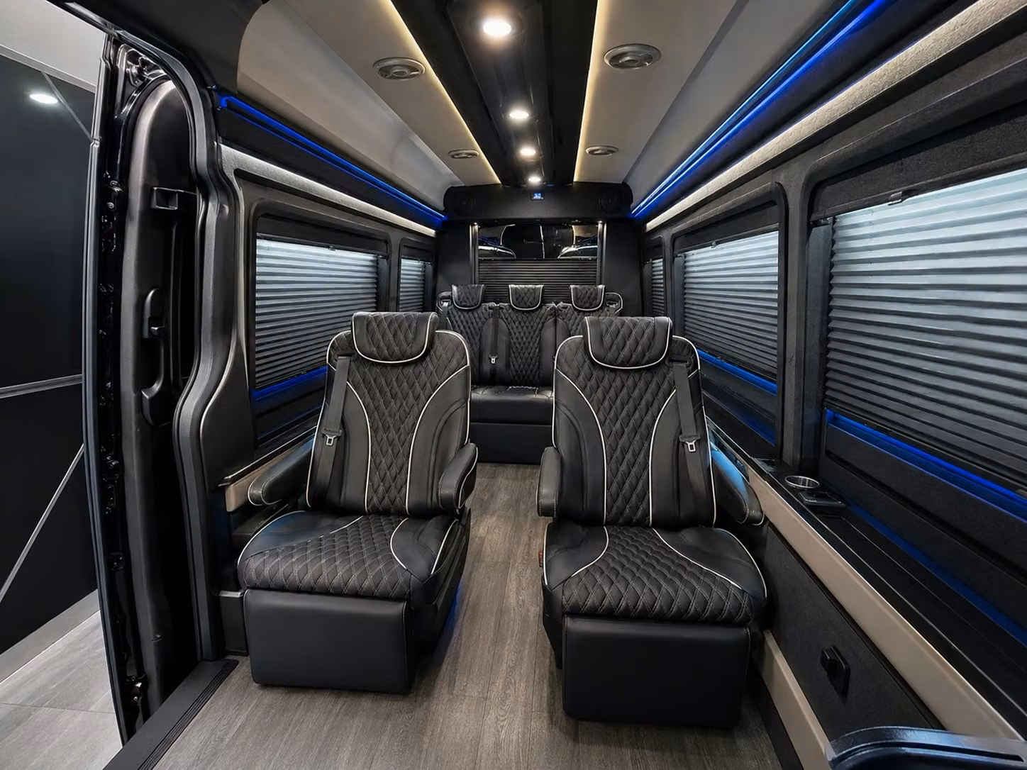 sprinter van with driver interior